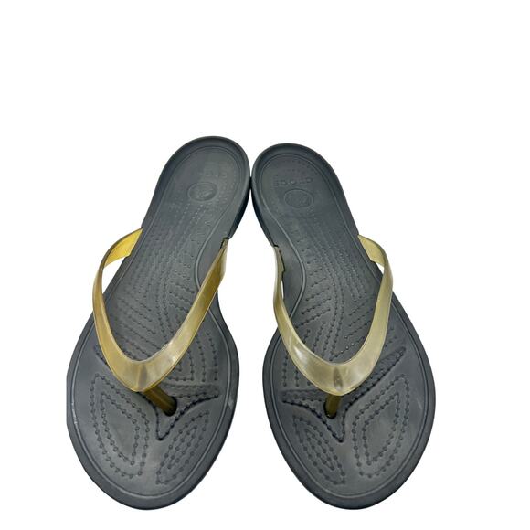 CROCS Capri V Flip Flop Thong Sandals Women's S 7 - Picture 1 of 8